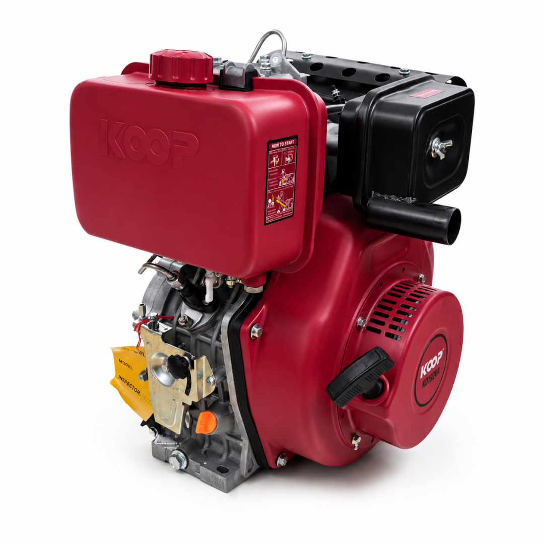 KOOP KD192FC-1 Tek Silindirli Dizel Motor 7kW (499 cc / Hava Soğutmalı)