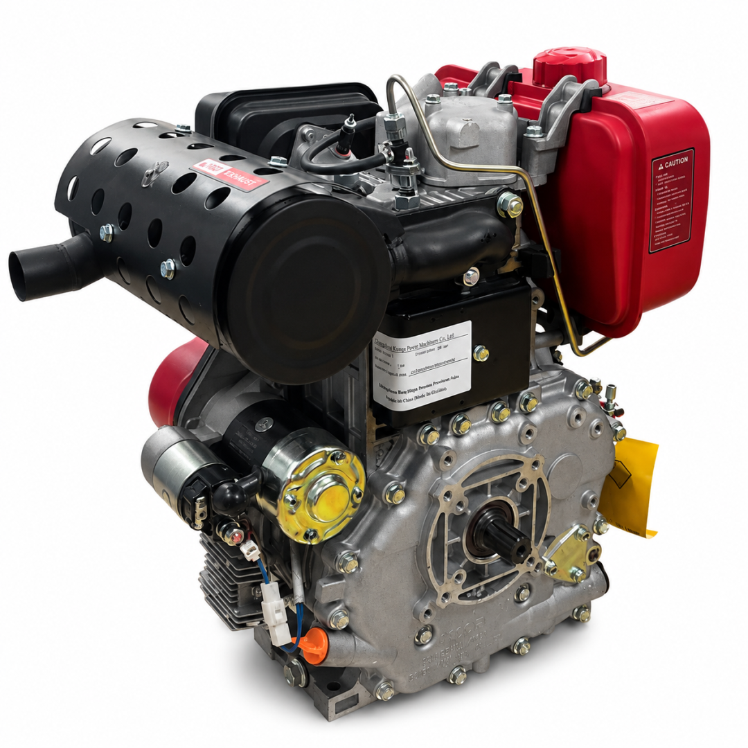 KOOP KD192FC-1 Tek Silindirli Dizel Motor 7kW (499 cc / Hava Soğutmalı)