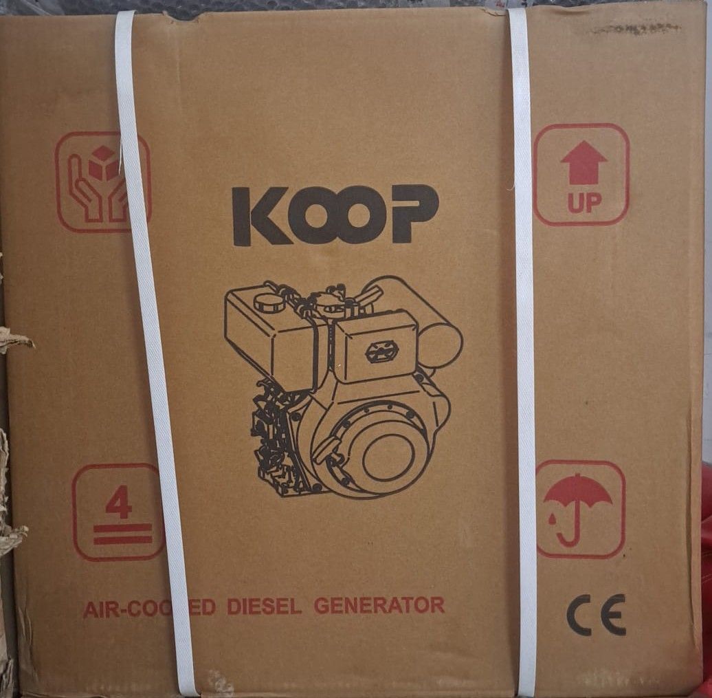 KOOP KD192FC-1 Tek Silindirli Dizel Motor 7kW (499 cc / Hava Soğutmalı)